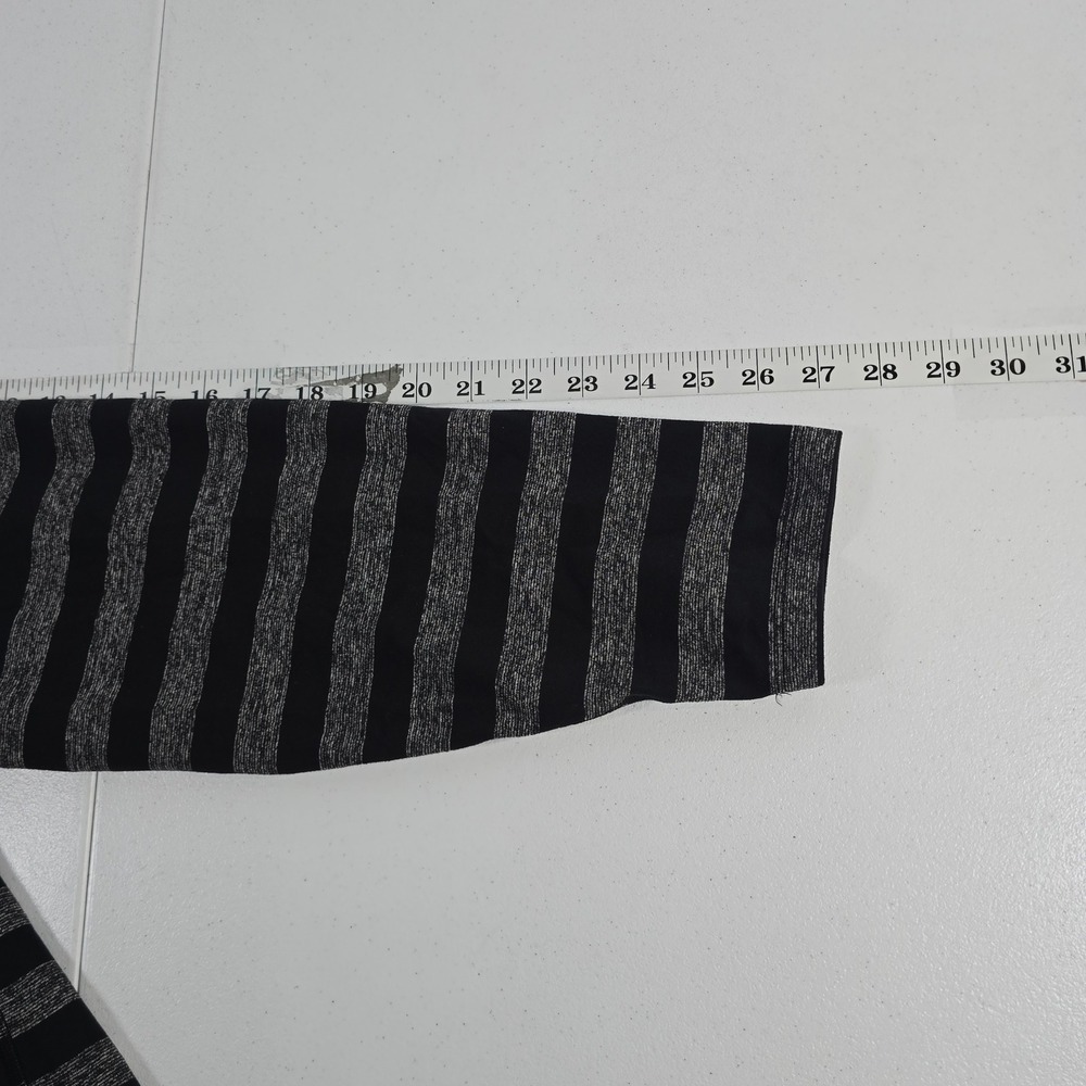 Lululemon Mens Striped Quarter Zip Pullover Athletic Long Sleeve‎ Shirt Top L - Picture 6 of 8